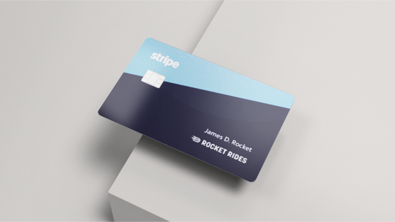 Photo of stripe corporate card